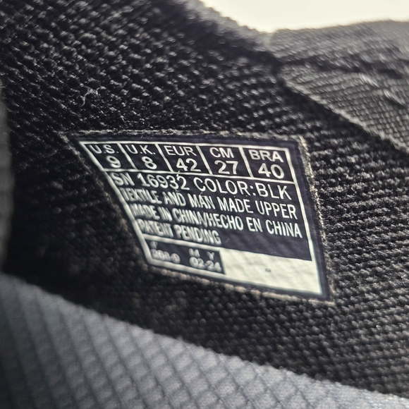 Skechers Memory Sn 16932 Foam Shoes Men's Size 9 Black White Sneakers New - Picture 4 of 11